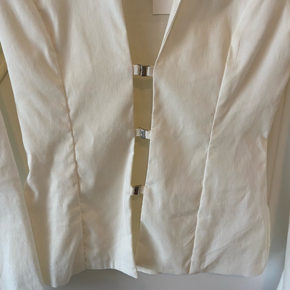 Zara Off-White Women's Blazer - Picture 9 of 9